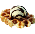 Gofre + Bola de Helado